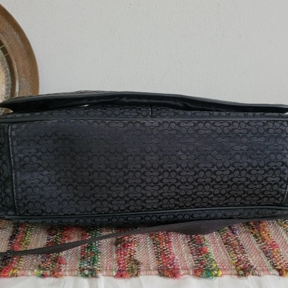 Coach Black Messenger Bag